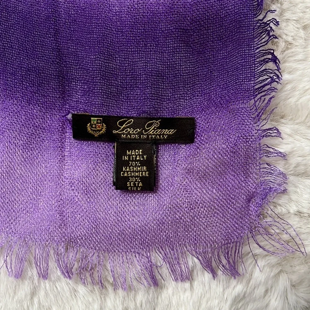 LORO PIANA MULTI COLORED SCARF